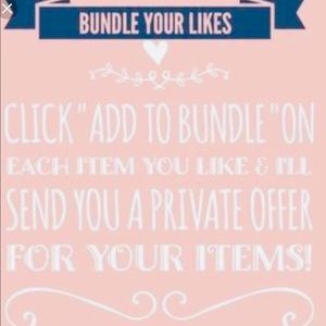 Like, Bundle, I’ll send you my best offer😊
